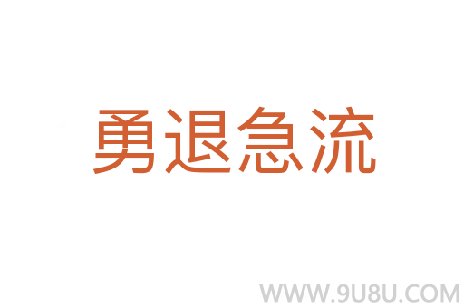 勇退急流