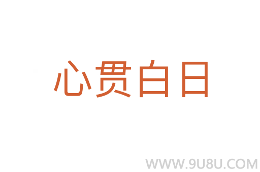 心貫白日