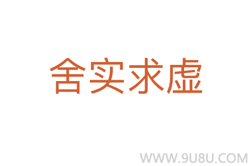 舍實求虛
