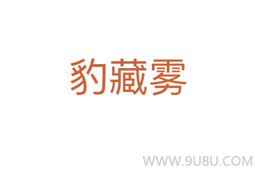 豹藏霧