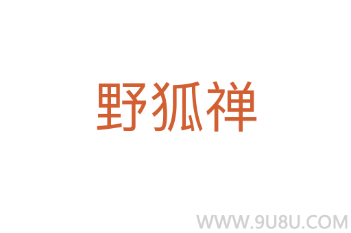 野狐禪