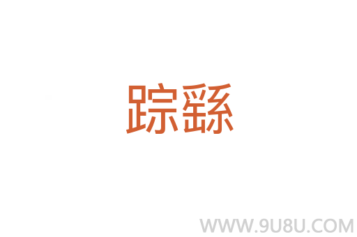 蹤繇